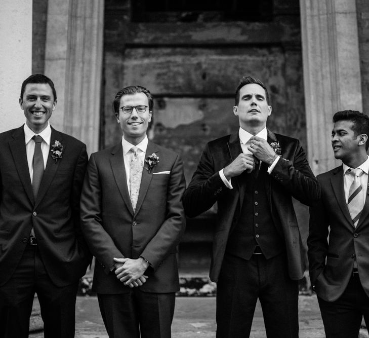 Groomsmen in Ted baker | Helen Abraham Photography