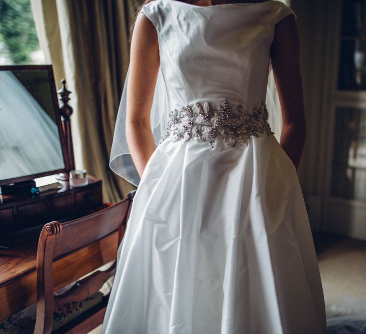 Embellished Waist Sassi Holford Mischa Bridal Gown