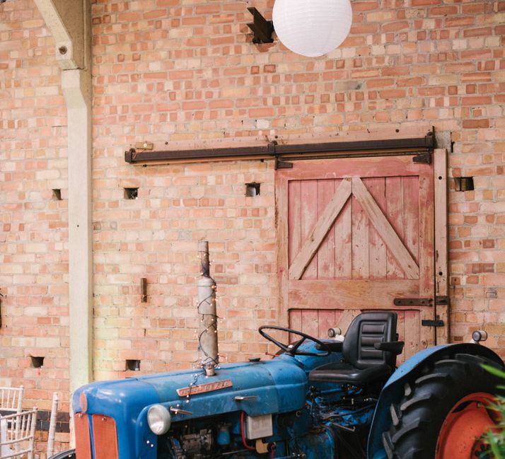 Tractor Rustic Wedding Decor