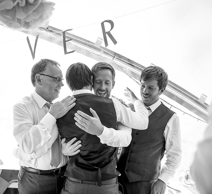 Groomsmen Hugs