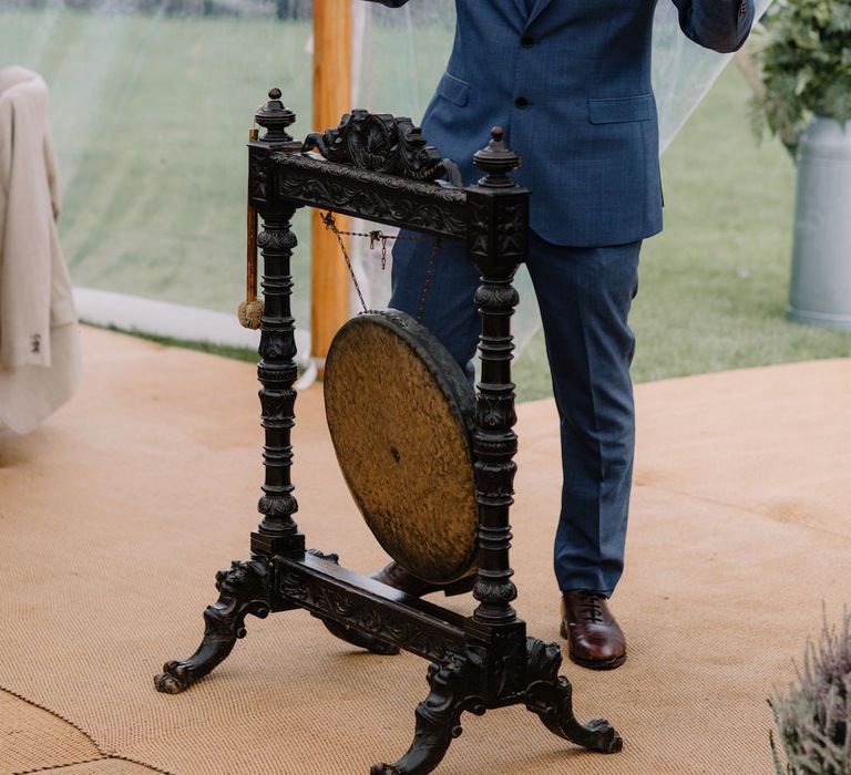 Speeches | Rural Wedding in a Sailcloth Tent on Stanford Hall Estate, Northamptonshire | Rebecca Goddard Photography