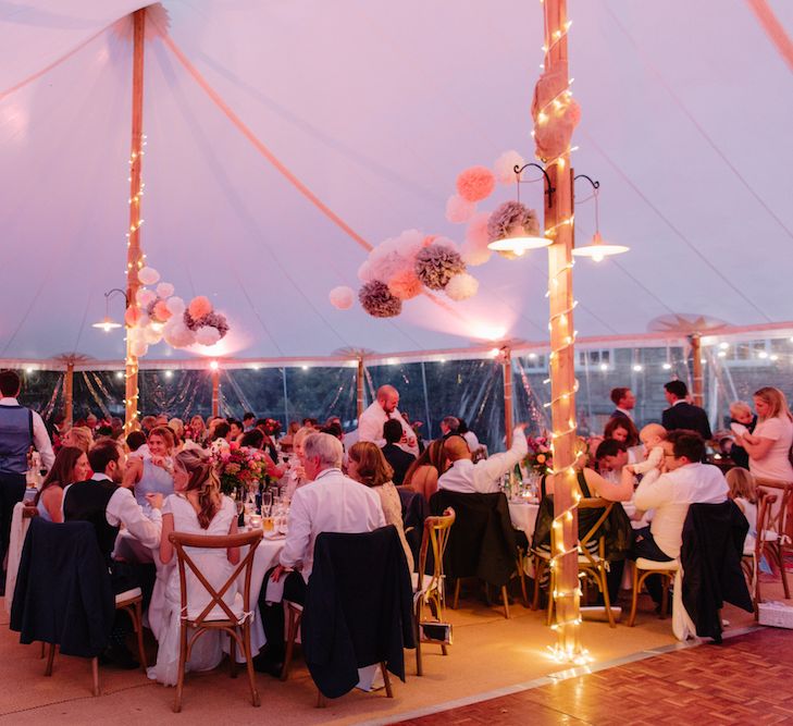 Rural Wedding in a Sailcloth Tent on Stanford Hall Estate, Northamptonshire | Rebecca Goddard Photography