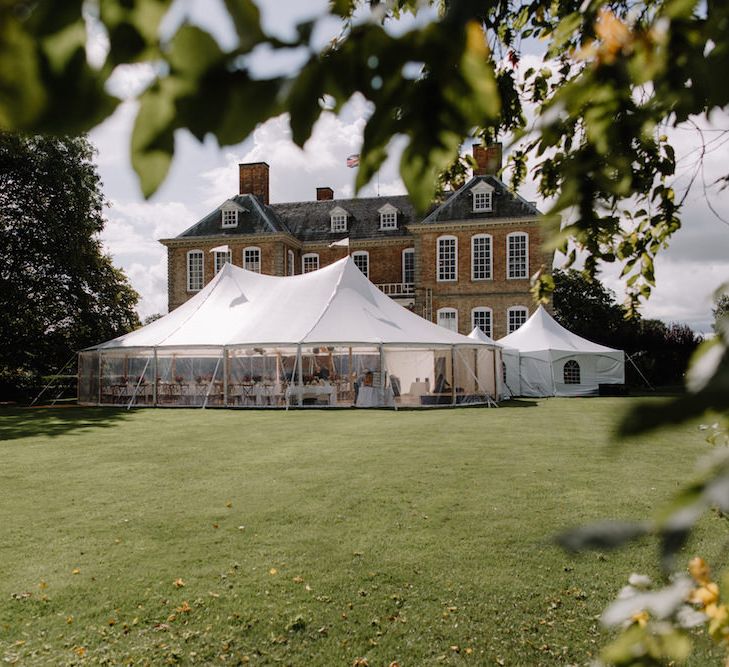 Rural Wedding in a Sailcloth Tent on Stanford Hall Estate, Northamptonshire | Rebecca Goddard Photography