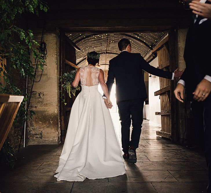 Stylish Autumnal Wedding At Stone Barn Cotwolds With Bride In Jesus Peiro