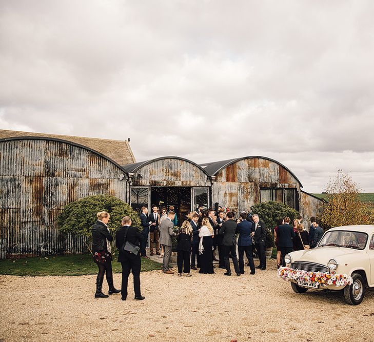 Stylish Autumnal Wedding At Stone Barn Cotwolds With Bride In Jesus Peiro