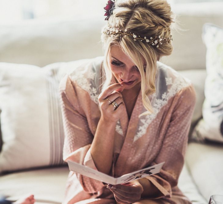 Beautiful Bride Getting Ready For Wedding