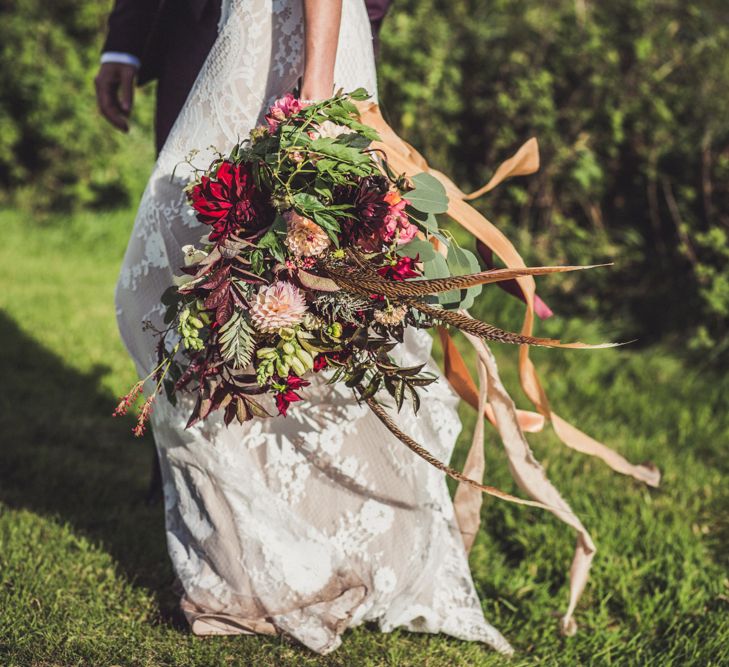 Oversized Bouquet With Feathers By Juliet Glaves