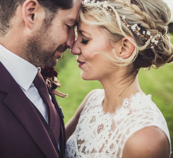 Bride & Groom Marquee Wedding Cornwall