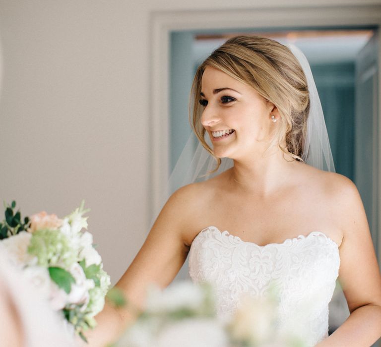 Bridal Beauty | Outdoor Pastel Country Garden Wedding at Barnsley House in Cirencester | M and J Photography | Motion Farm Wedding Films