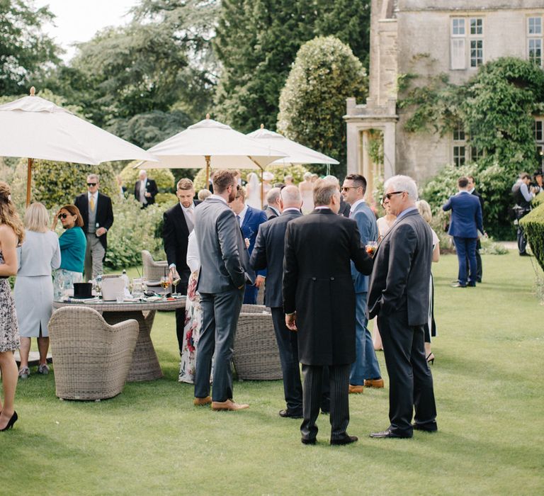 Outdoor Pastel Country Garden Wedding at Barnsley House in Cirencester | M and J Photography | Motion Farm Wedding Films