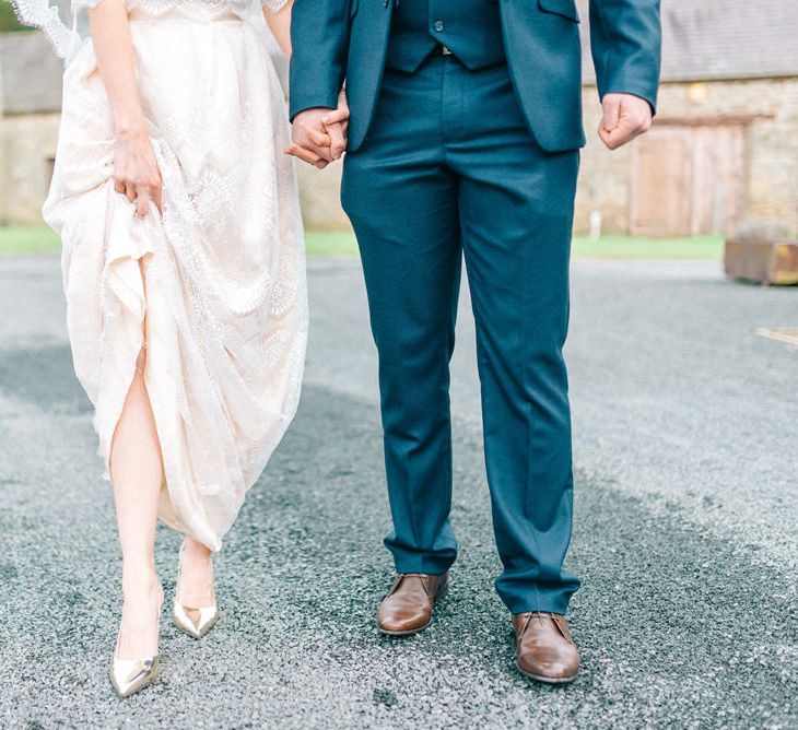 Gold Shoes From ASOS For Wedding