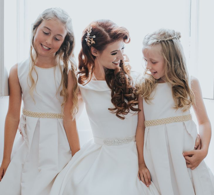 Bride & Flower Girls