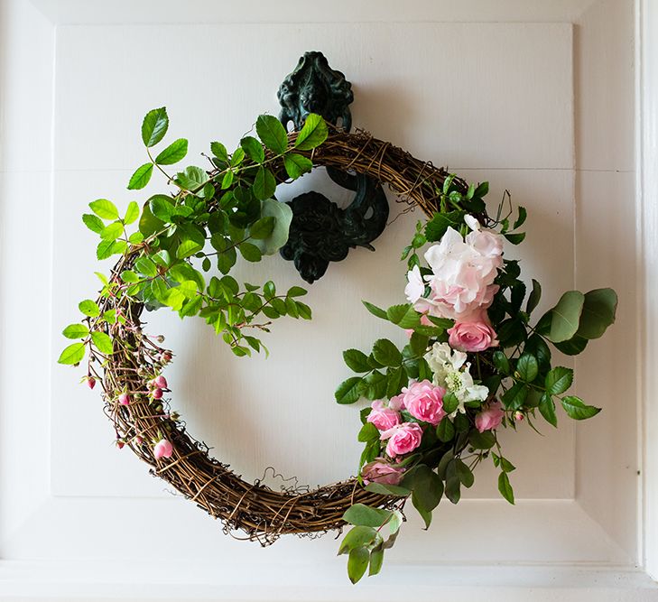 Floral Hoop Wedding Decor