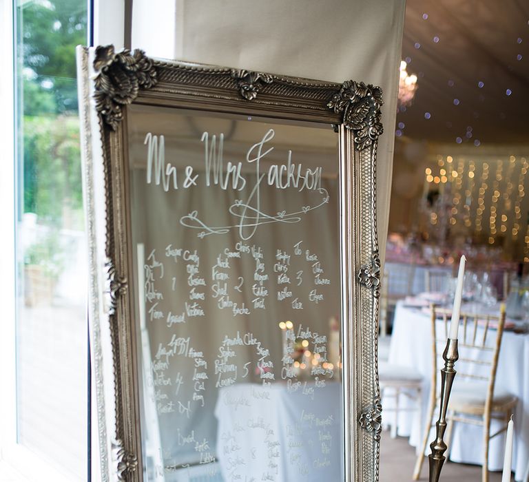 Mirror Table Plan