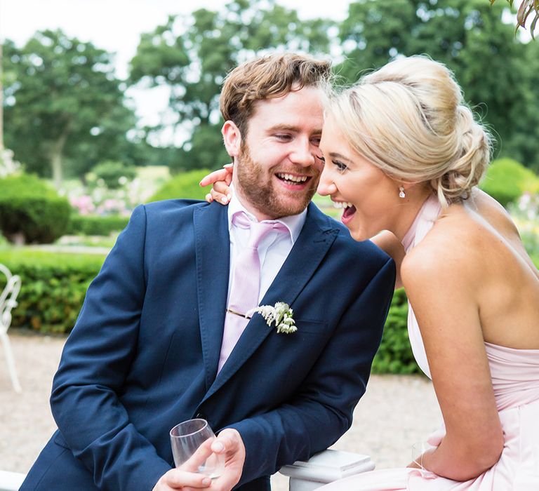 Bridesmaid in Multiway Pink Debenhams Dress