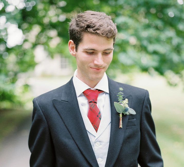 Groom in Traditional Tails | A Romantic Pastel Wedding at Dauntsey Park in the Wiltshire English Countryside | Imogen Xiana Photography