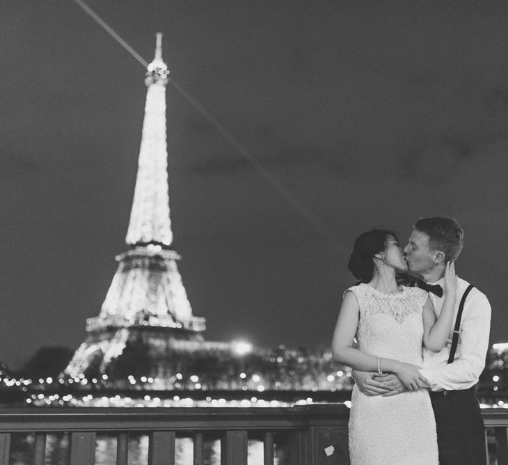 Romantic Eiffel Tower Portrait