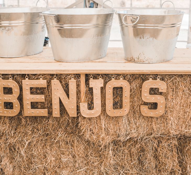 Personalised Bar at Wedding