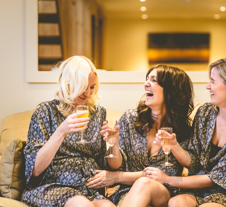 Bride & Bridesmaids Getting Ready