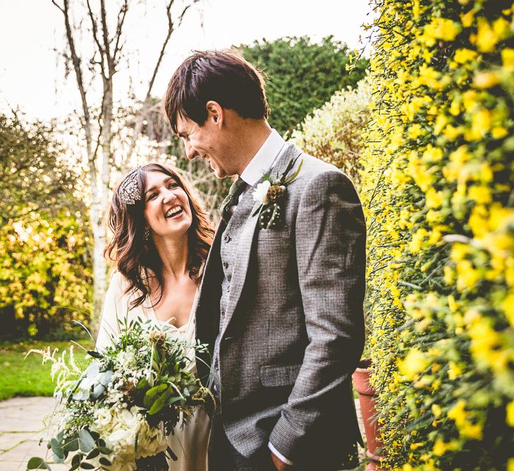 Bride & Groom Winter Light