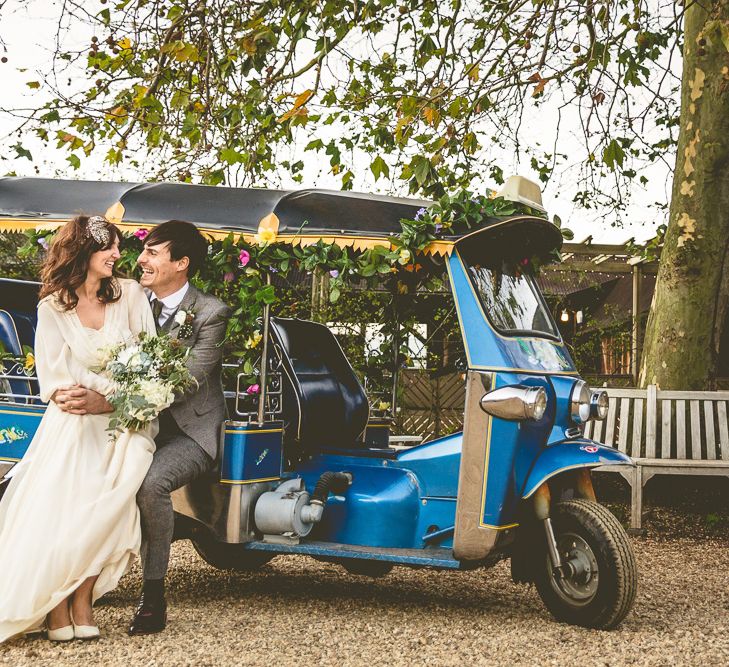 Bride & Groom South Farm Wedding