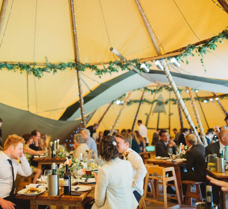 Rustic Tipi Reception