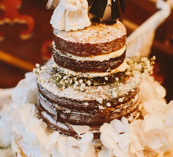 Naked Wedding Cake