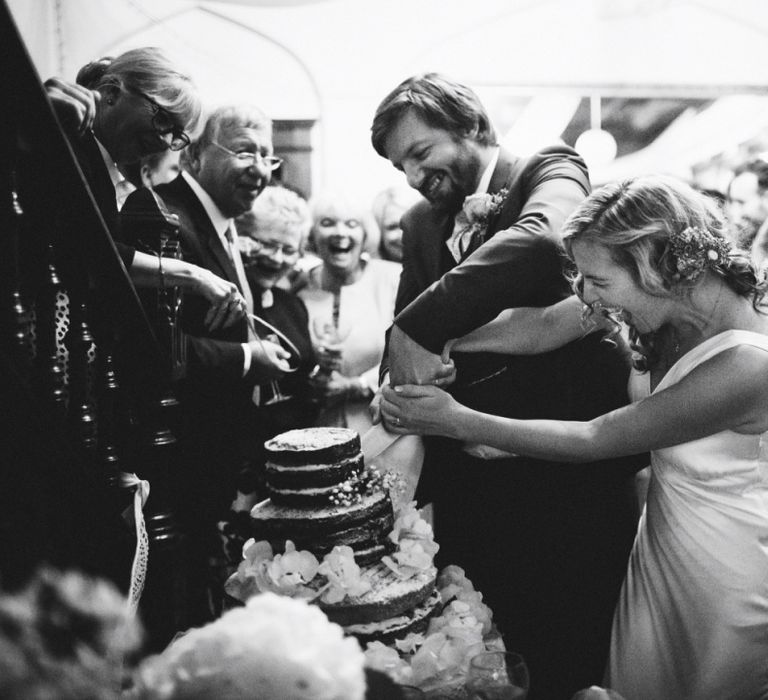 Cutting The Wedding Cake