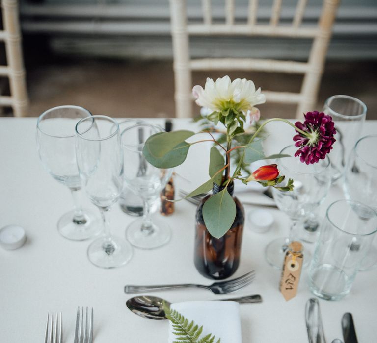 Glasshouse Wedding At Crom Castle With Bride In Halfpenny London Bridesmaids In Forest Green Silk Dresses By Ghost Images From Salt & Sea Photography Co.