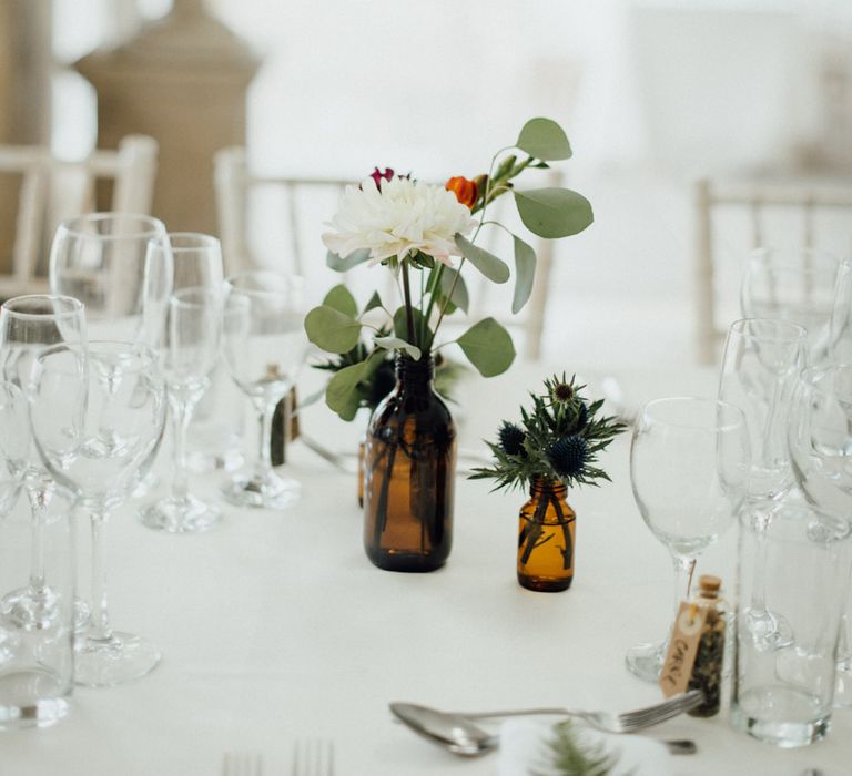 Glasshouse Wedding At Crom Castle With Bride In Halfpenny London Bridesmaids In Forest Green Silk Dresses By Ghost Images From Salt & Sea Photography Co.