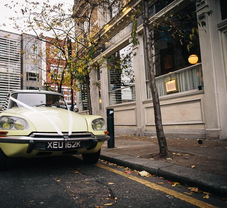 Vintage Citroen Wedding Car