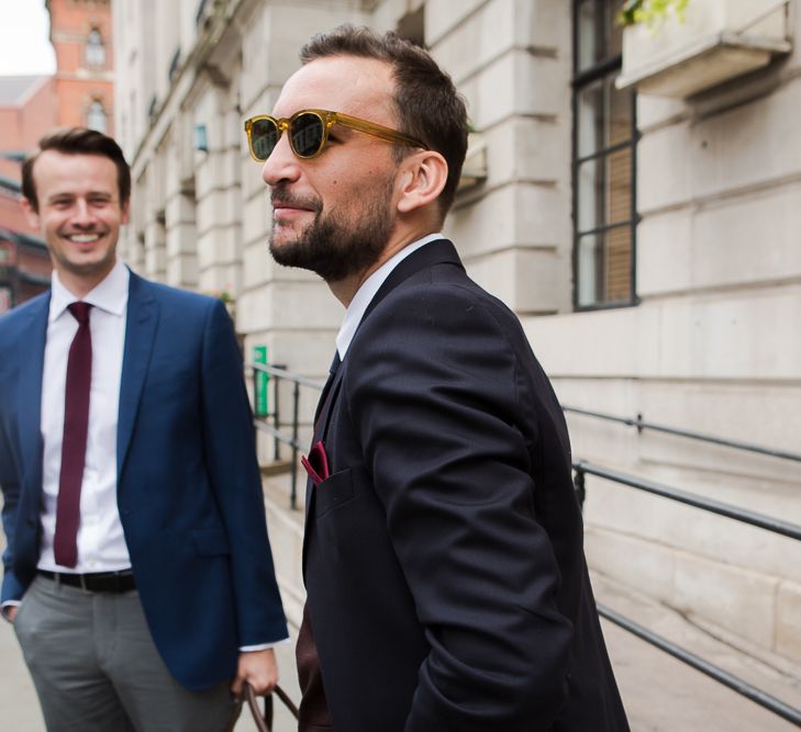 Groom Outside Camden Town Hall