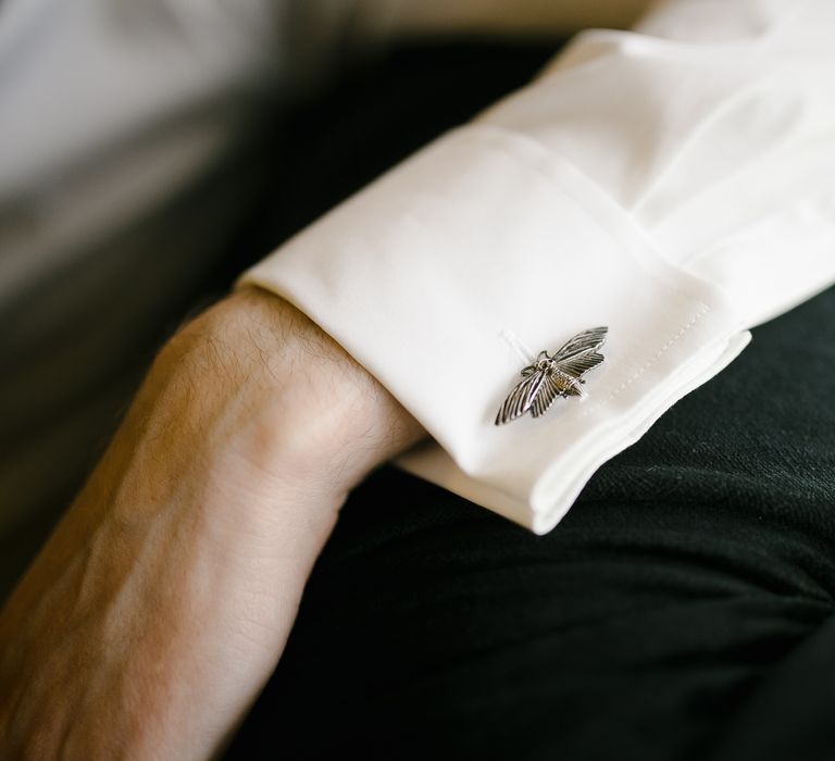 Cuff Links | Monochrome Wedding at Syon Park London | Chris Barber Photography | Second Shooter Beatrici Photography