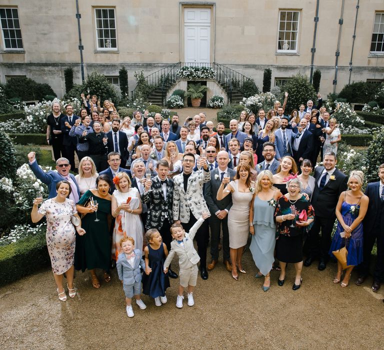 Wedding Guests | Monochrome Wedding at Syon Park London | Chris Barber Photography | Second Shooter Beatrici Photography