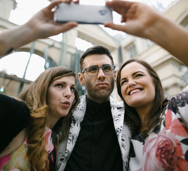 Wedding Guests | Monochrome Wedding at Syon Park London | Chris Barber Photography | Second Shooter Beatrici Photography