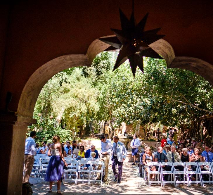 Outdoor Ceremony at Boojum Tree in Phoenix, Arizona | Lee Meek Photography