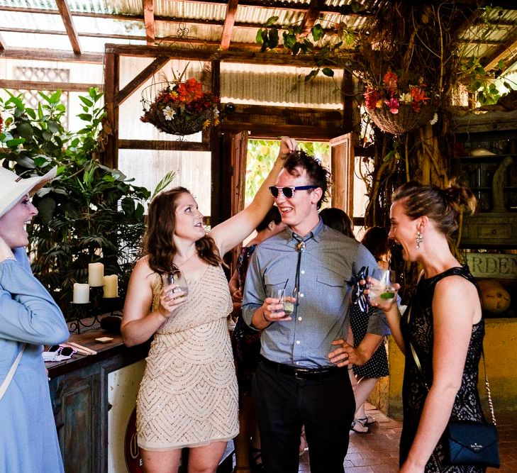 Wedding Guests | Outdoor Ceremony at Boojum Tree in Phoenix, Arizona | Lee Meek Photography