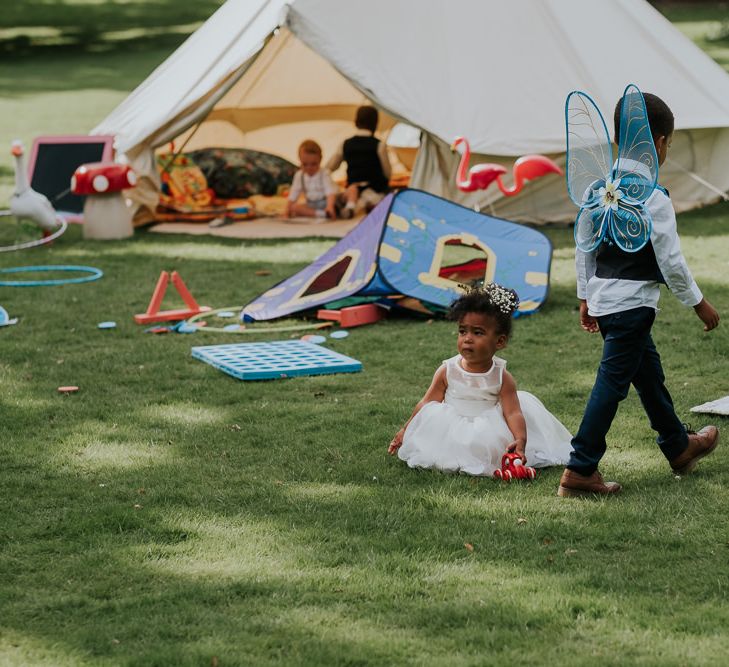 Tipi For Children At Wedding