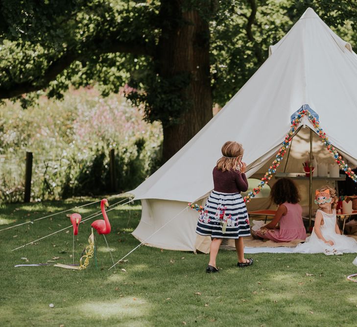 Tipi For Children At Wedding