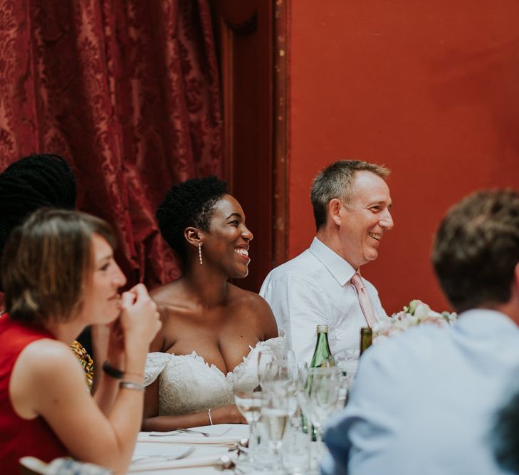 Hampton Court House Wedding With Pastel Flowers & White Hanging Lanterns With Children's Entertainment & Images From Joanna Nicole Photography