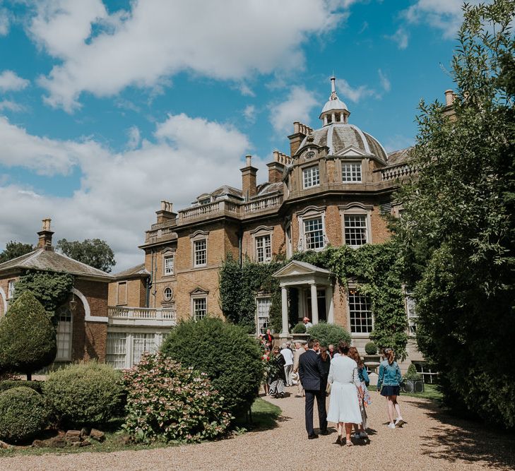 Hampton Court House Wedding With Pastel Flowers & White Hanging Lanterns With Children's Entertainment & Images From Joanna Nicole Photography