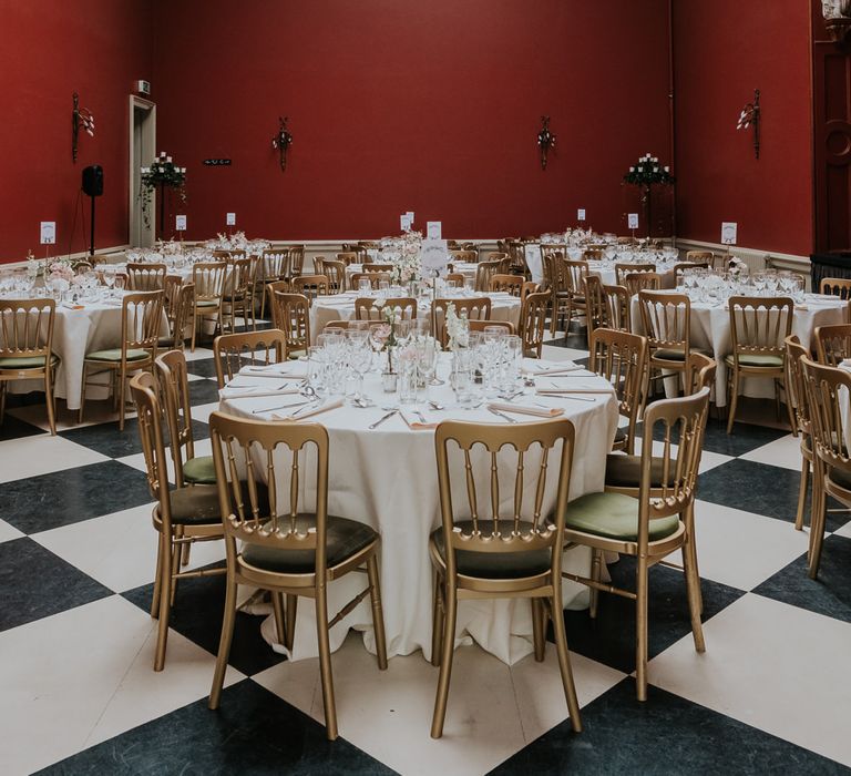 Hampton Court House Wedding With Pastel Flowers & White Hanging Lanterns With Children's Entertainment & Images From Joanna Nicole Photography