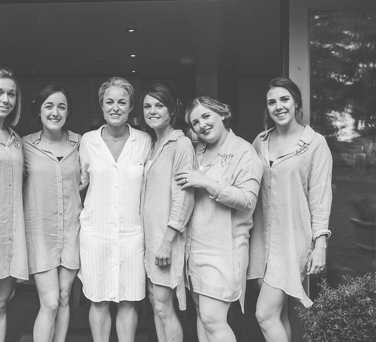 Bride & Bridesmaids Getting Ready