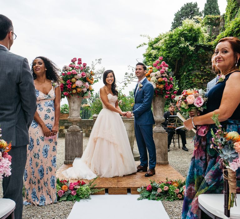 Bride & Groom Outdoor Wedding Ceremony | Stefano Santucci Studio Photography | Second Shooter Giuseppe Marano | Gattotigre Films