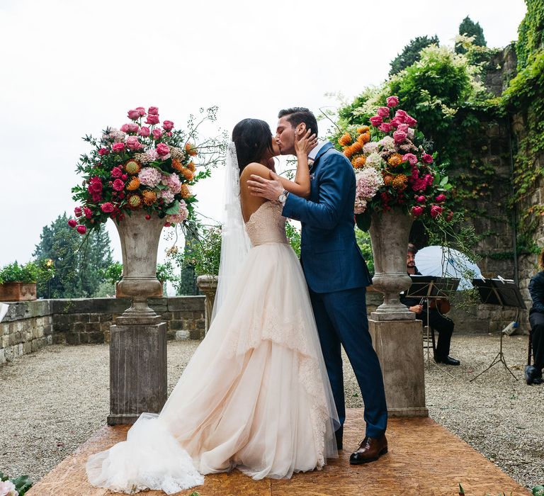 Bride & Groom Outdoor Wedding Ceremony | Stefano Santucci Studio Photography | Second Shooter Giuseppe Marano | Gattotigre Films