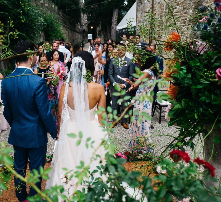 Bride & Groom Outdoor Wedding Ceremony | Stefano Santucci Studio Photography | Second Shooter Giuseppe Marano | Gattotigre Films