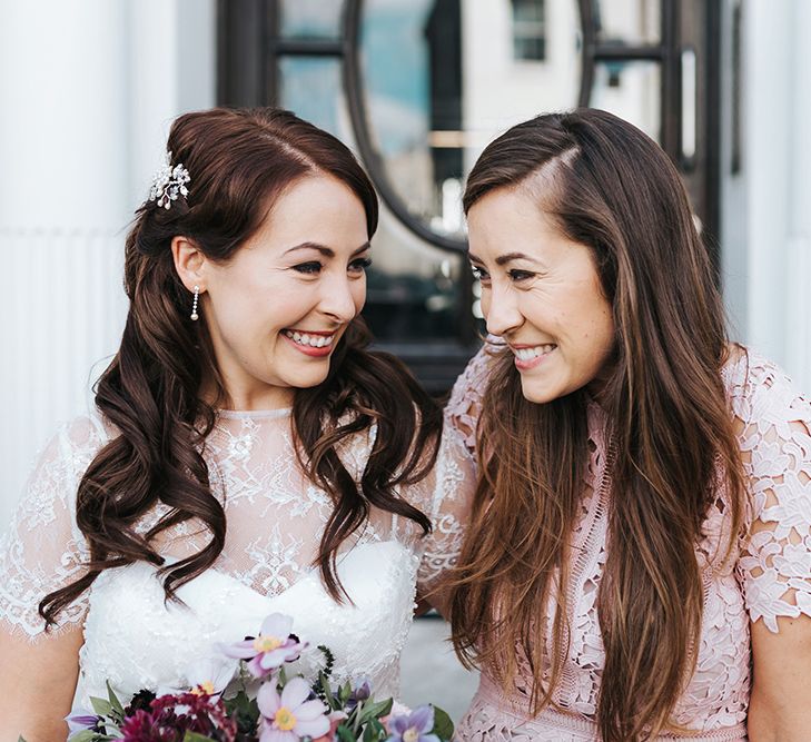 Beautiful Bride In Catherine Deane