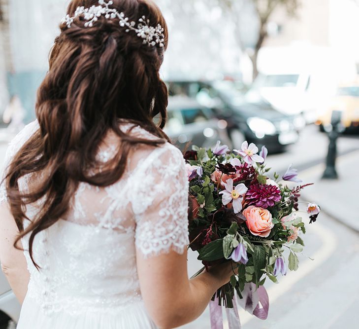 Brightly Coloured Wedding Bouquet