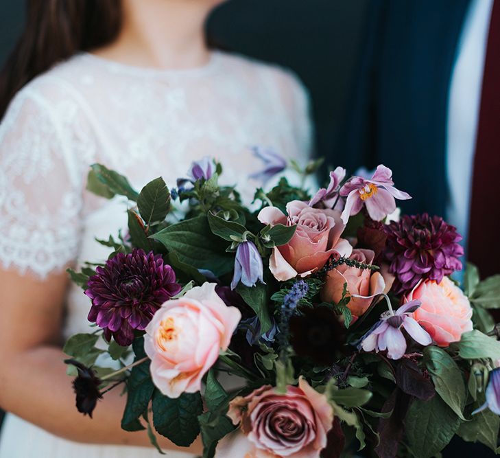 Brightly Coloured Wedding Bouquet