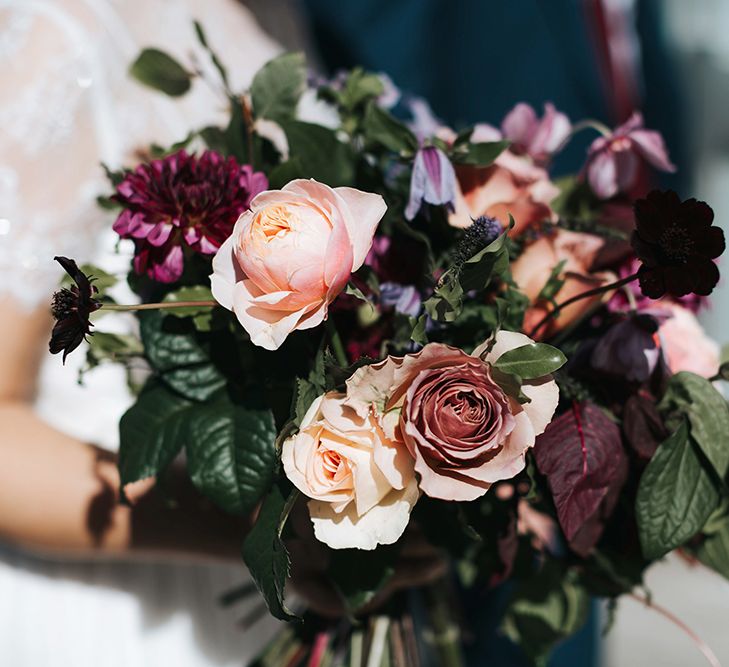 Brightly Coloured Wedding Bouquet